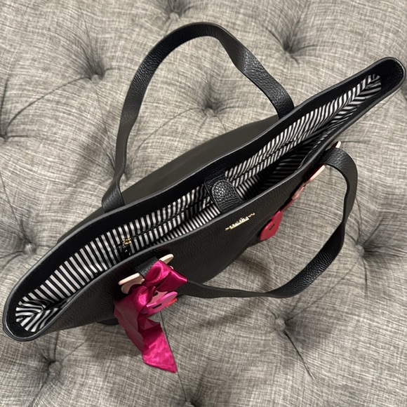 Kate Spade Bag Yours Truly Ombré Heart Pebbled Leather Large Tote - Picture 10 of 17